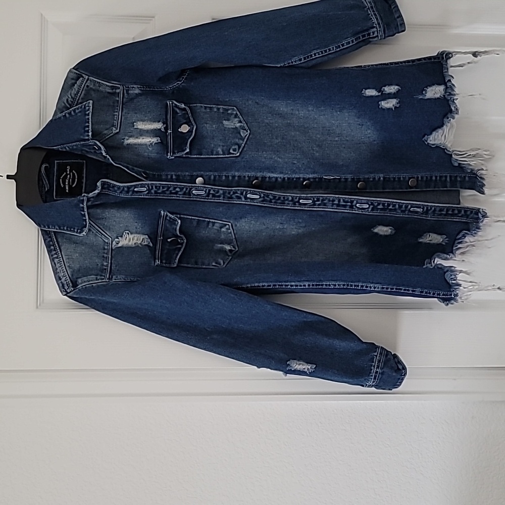 American Bazi denim jacket.